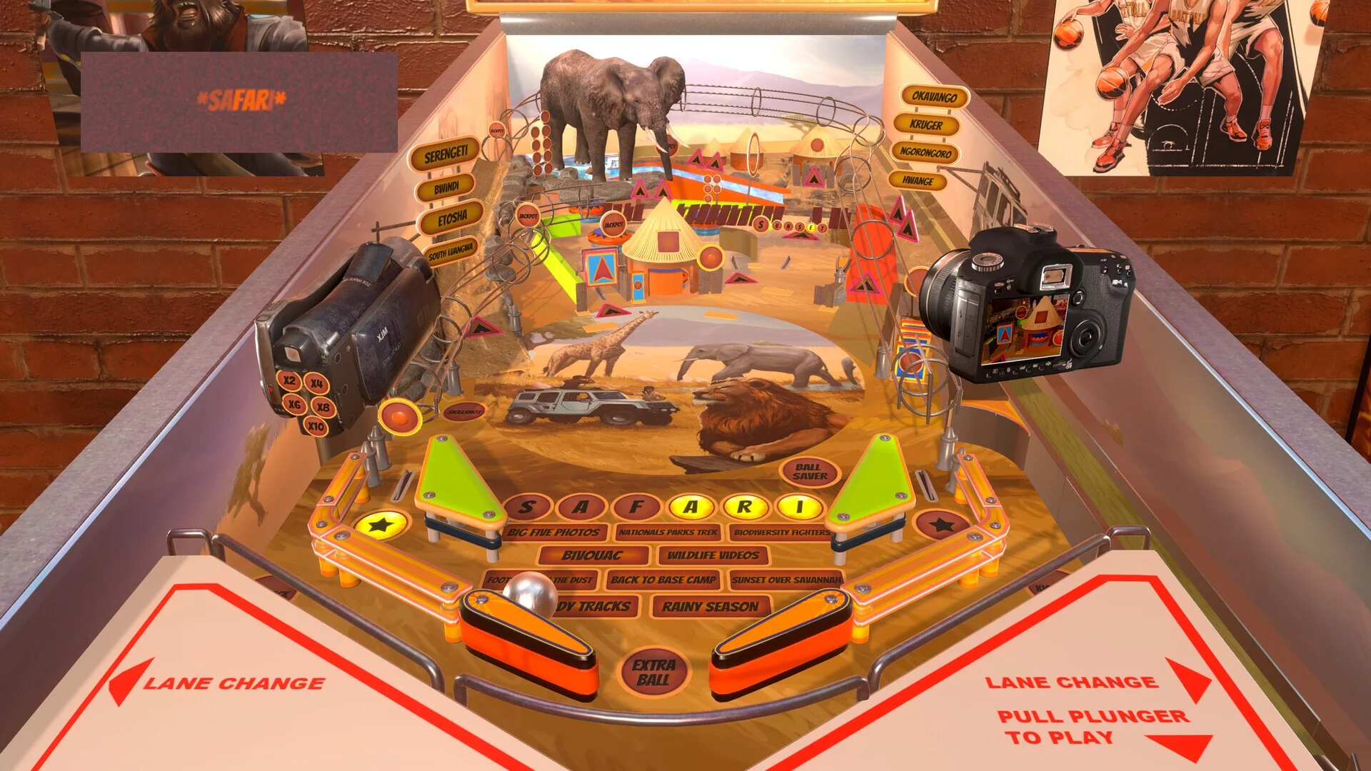 Изображение игры: Safari Pinball