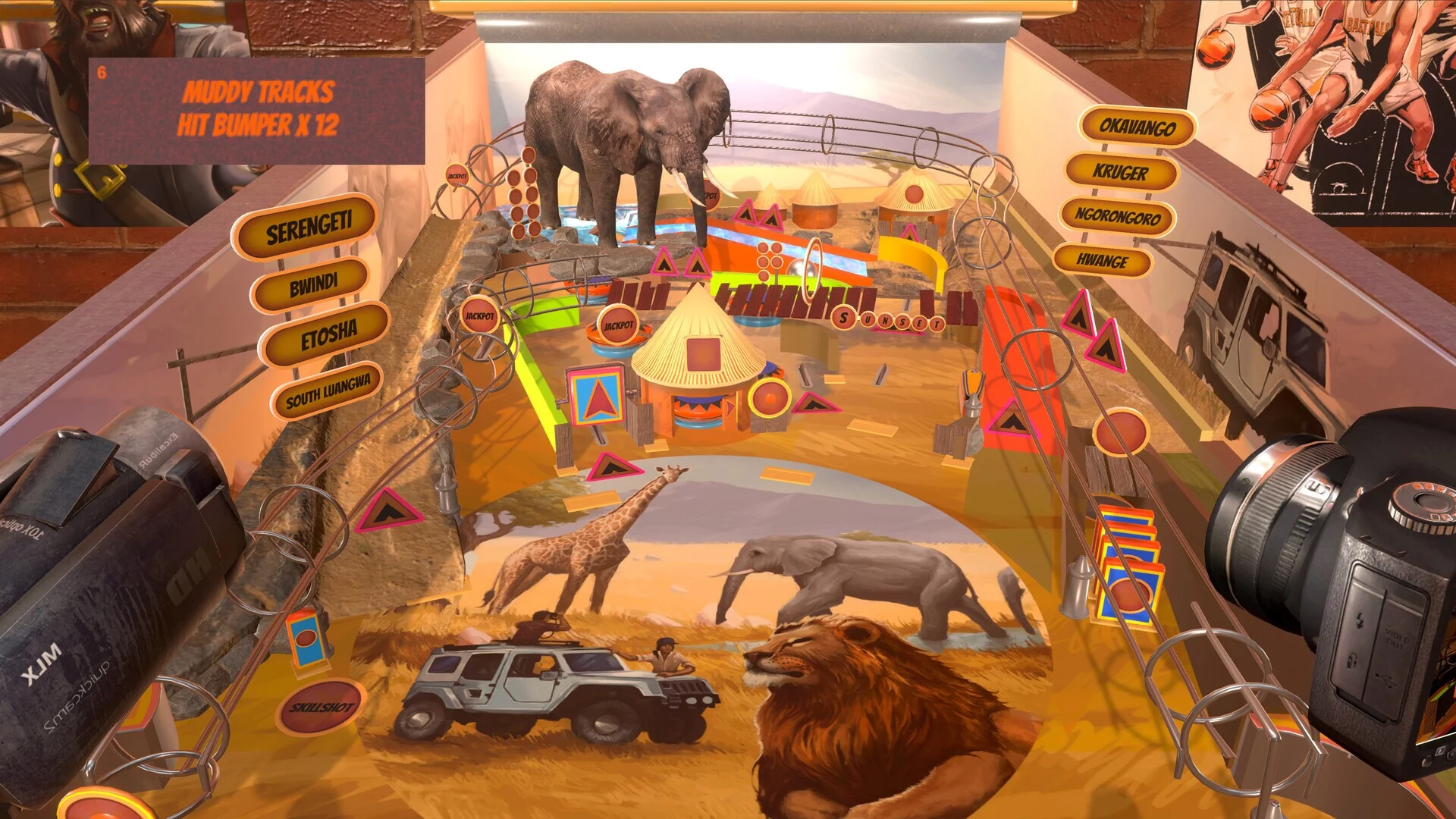 Изображение игры: Safari Pinball