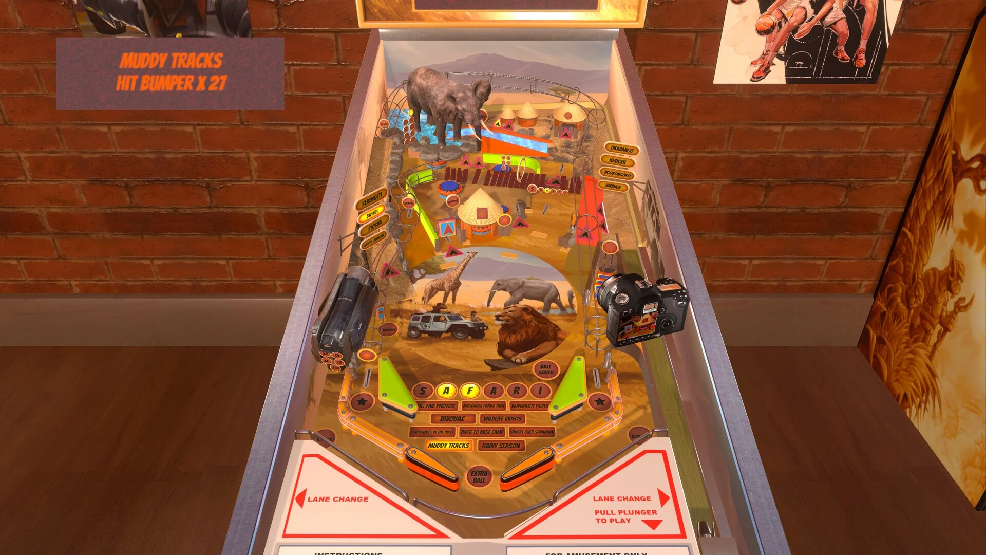 Изображение игры: Safari Pinball