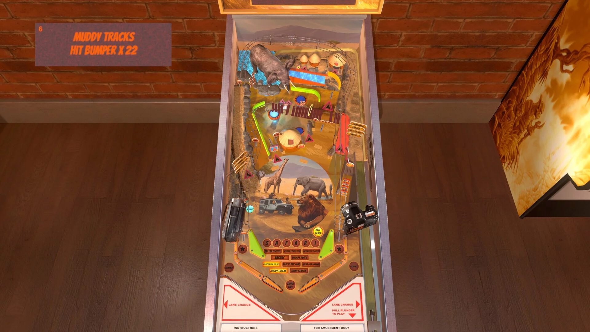 Изображение игры: Safari Pinball