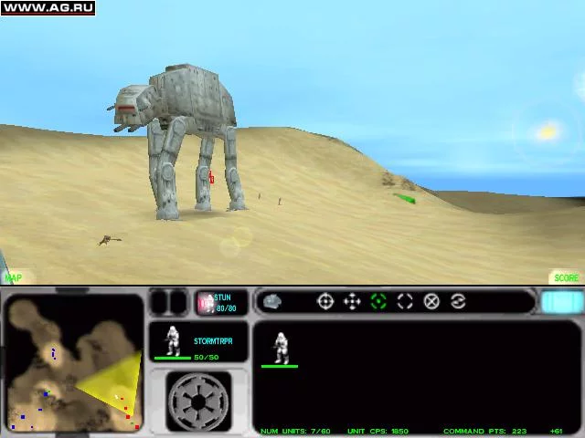 Изображение игры: Star Wars: Force Commander