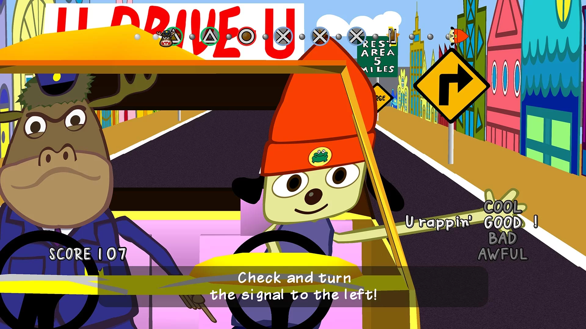 Изображение игры: PaRappa The Rapper: Remastered