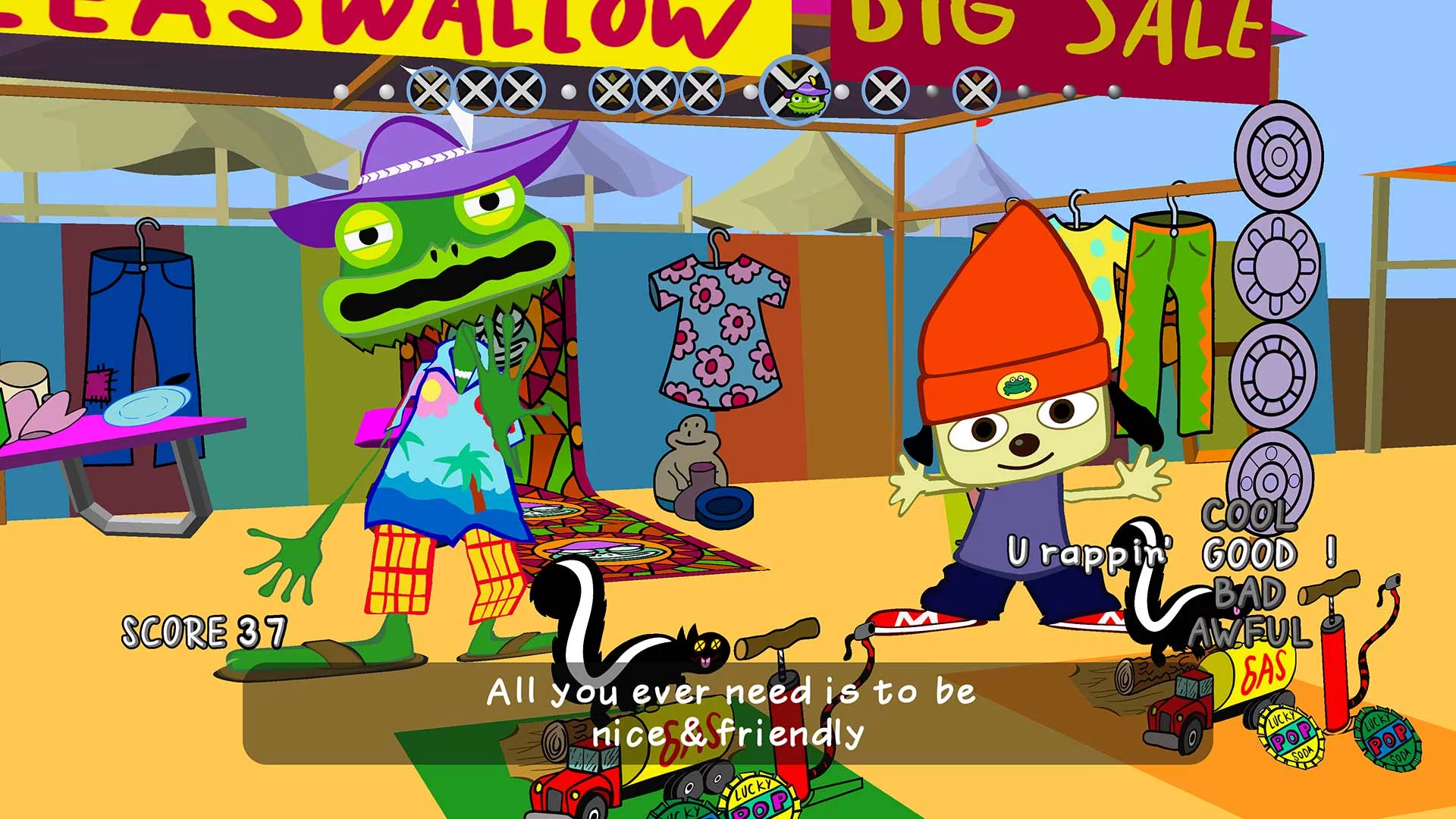 Изображение игры: PaRappa The Rapper: Remastered