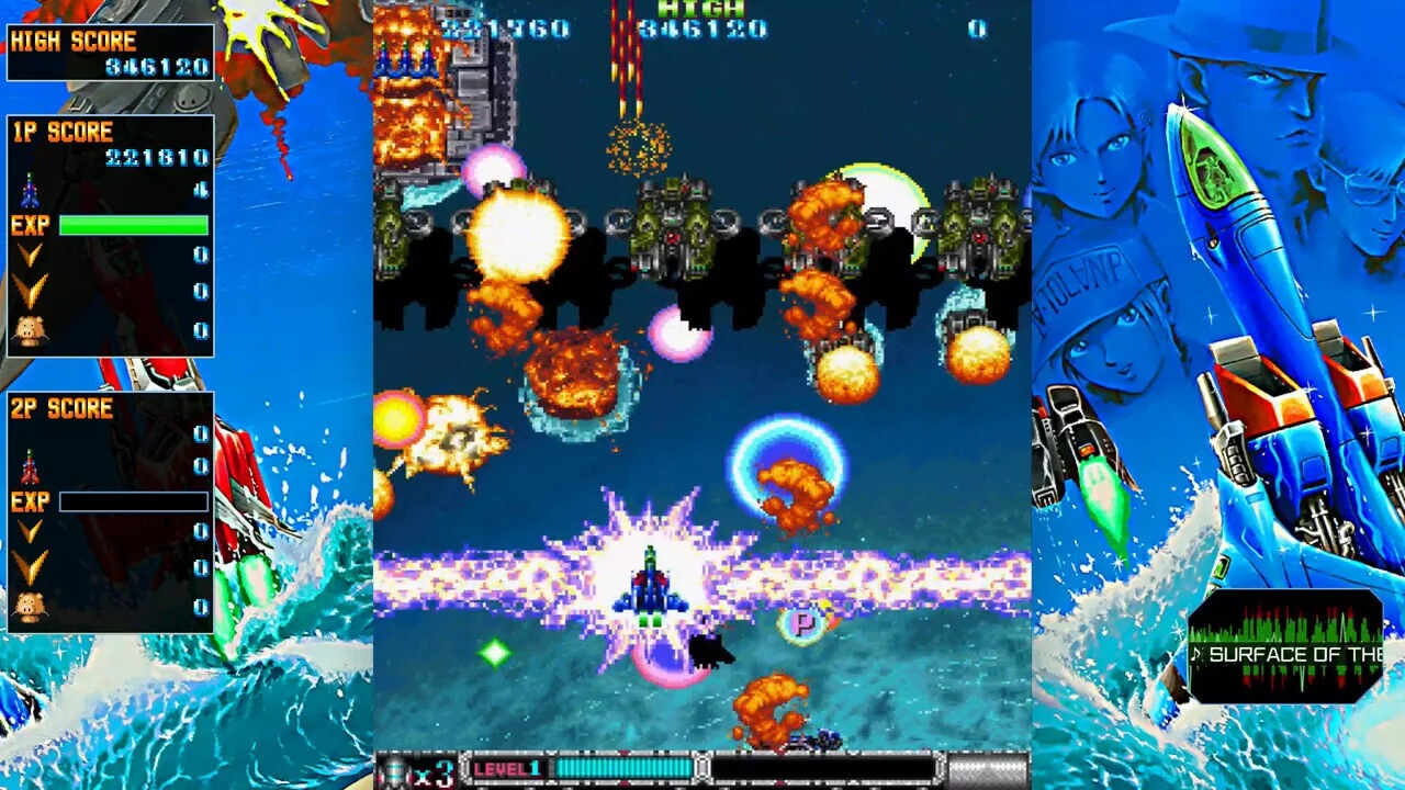 Изображение игры: Batsugun Saturn Tribute Boosted