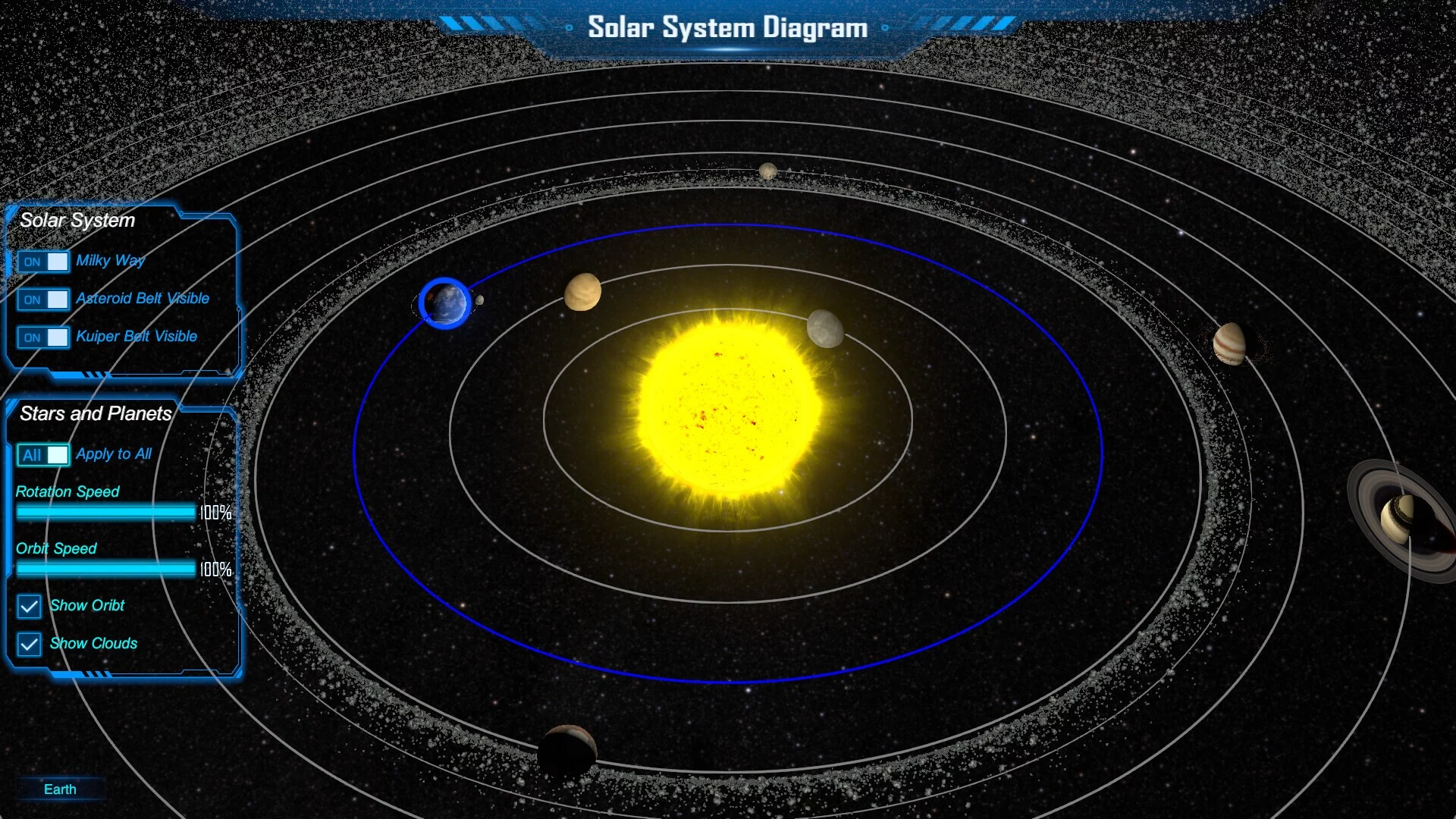 Изображение игры: Solar Systems For Kids