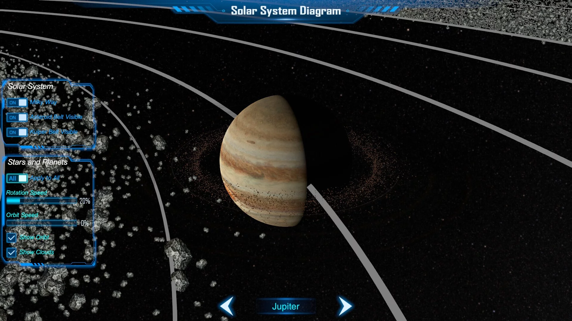 Изображение игры: Solar Systems For Kids