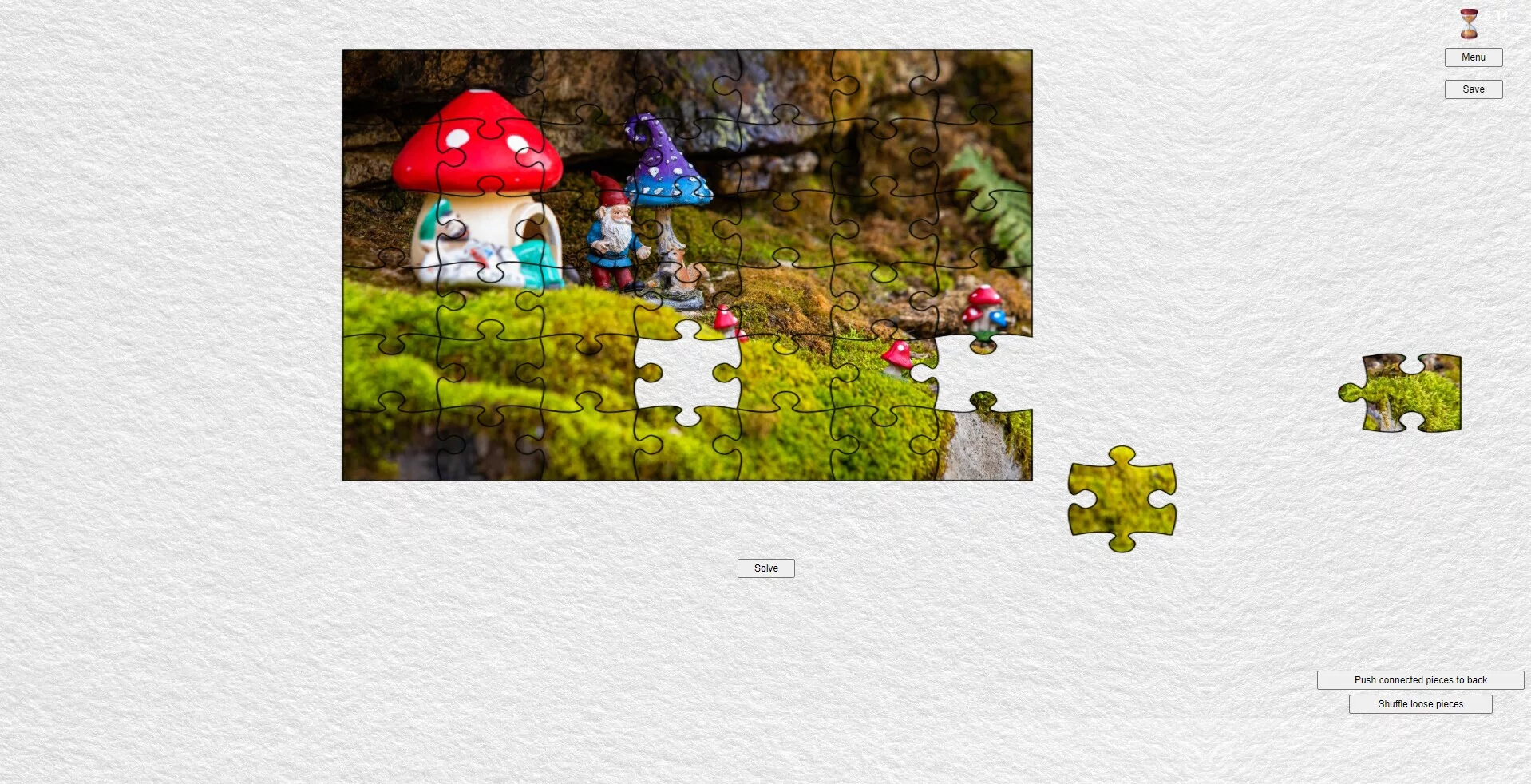 Изображение игры: Gnome Enchanted Jigsaw Puzzles