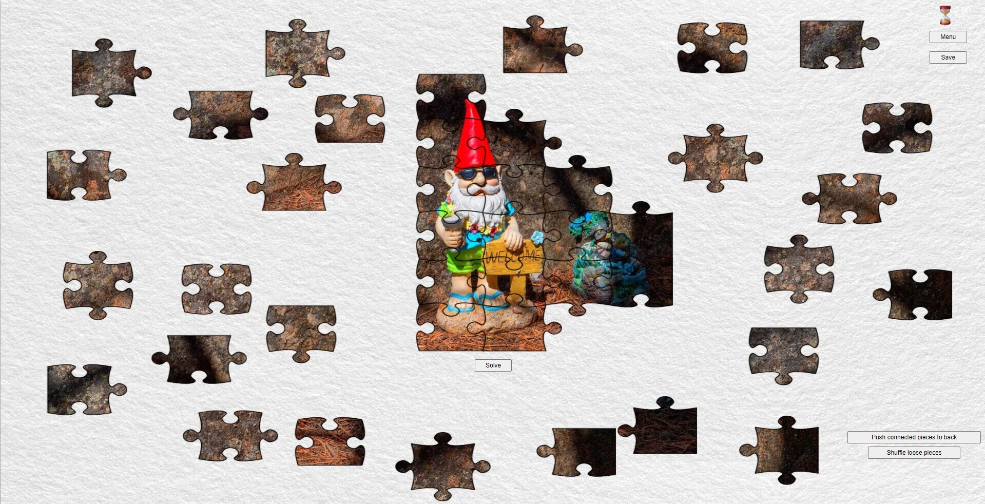 Изображение игры: Gnome Enchanted Jigsaw Puzzles