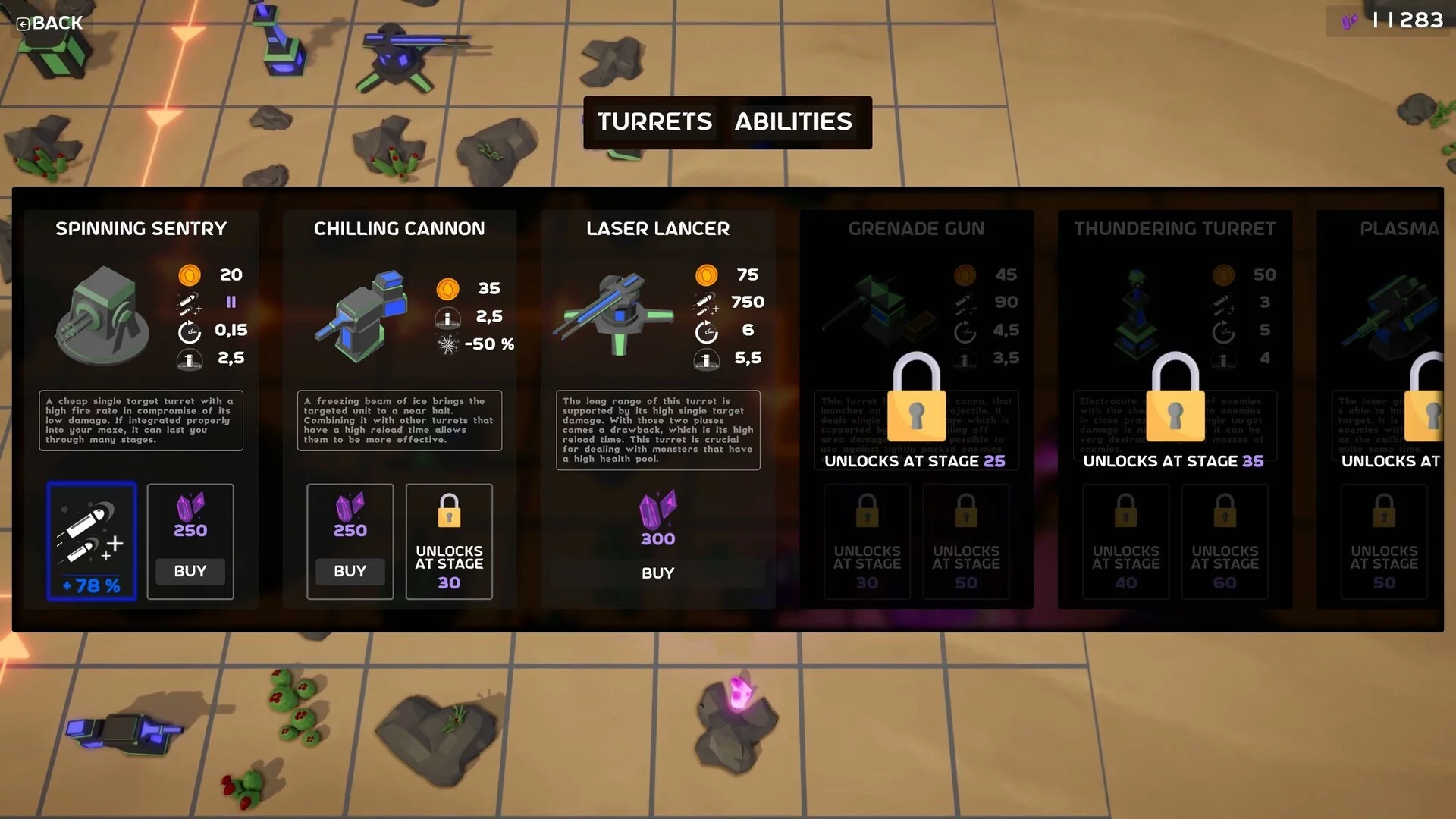 Изображение игры: Crystal Tower Defense