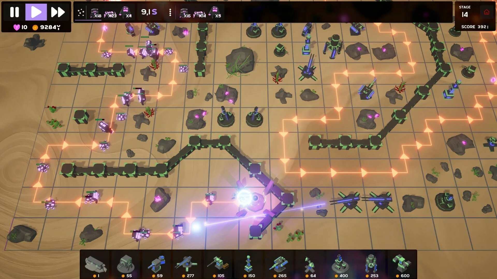 Изображение игры: Crystal Tower Defense