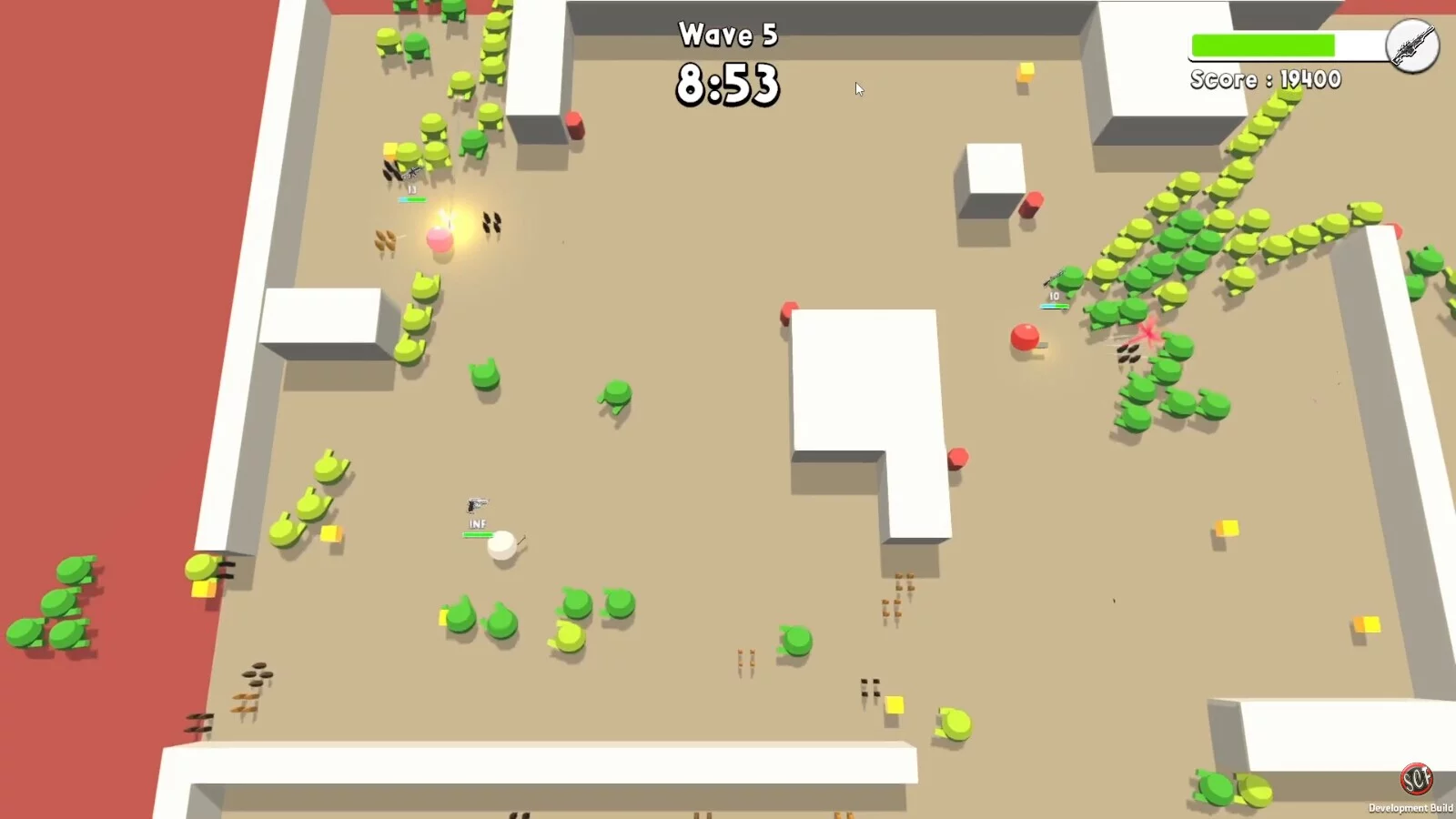 Изображение игры: Around Us: Zombie Shooter