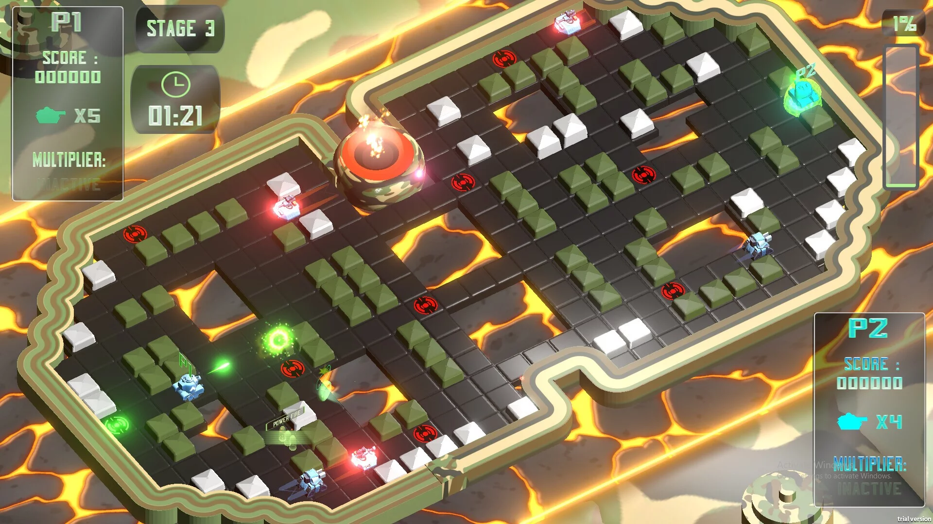 Изображение игры: Super Tank Attack