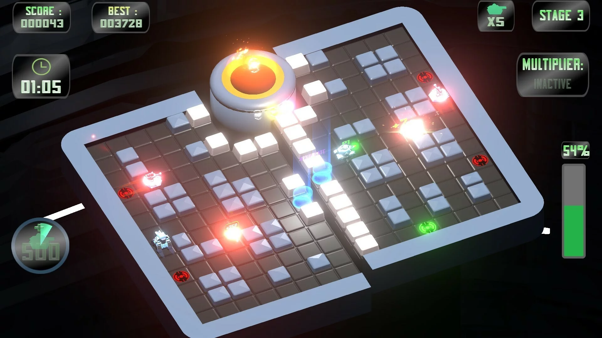 Изображение игры: Super Tank Attack