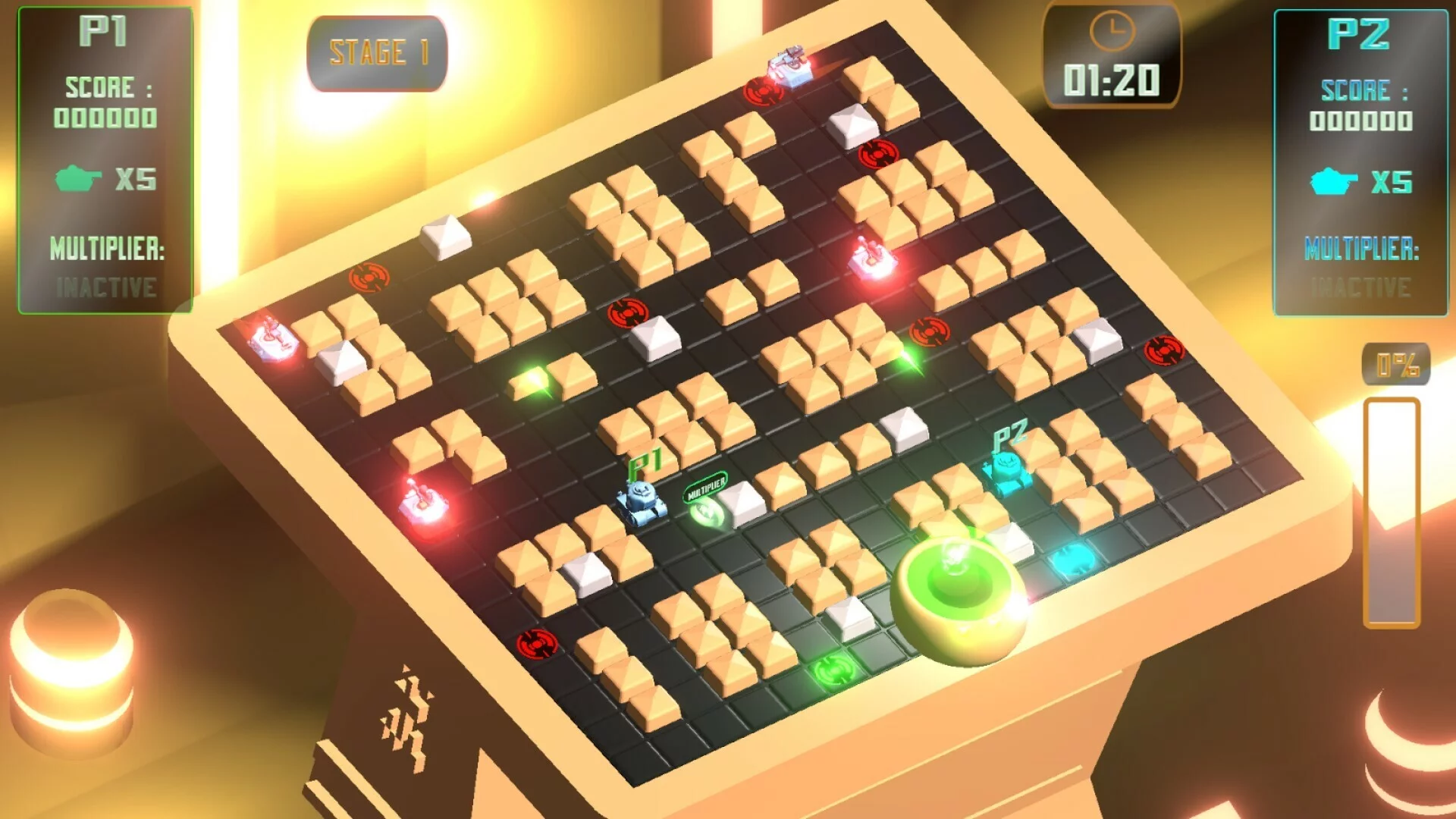 Изображение игры: Super Tank Attack