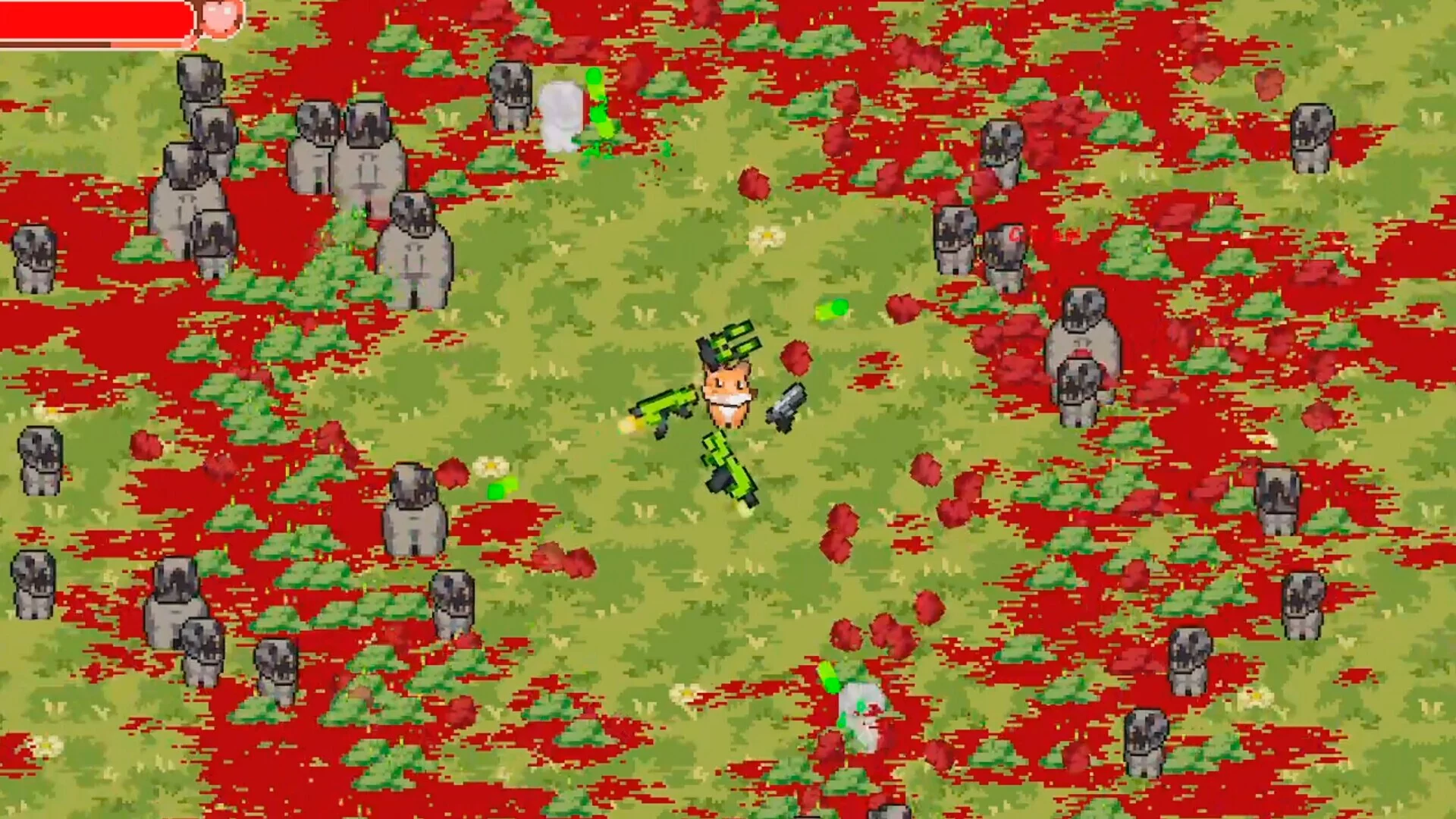 Изображение игры: Cute animals and Heavy guns