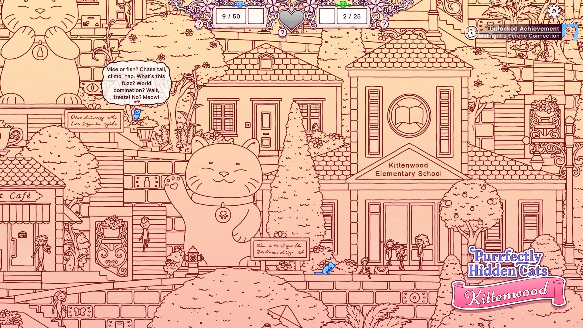 Изображение игры: Purrfectly Hidden Cats - Kittenwood