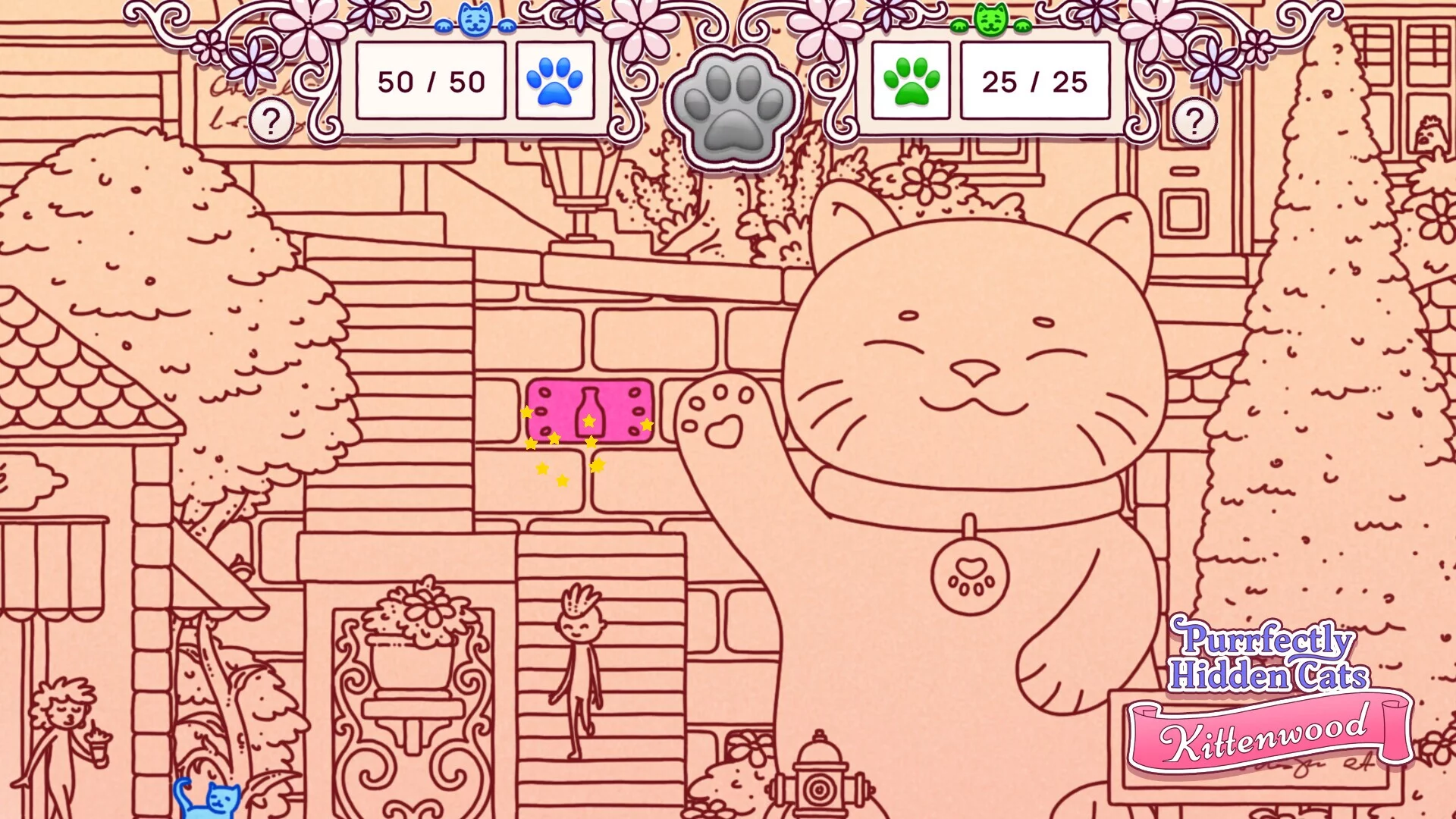 Изображение игры: Purrfectly Hidden Cats - Kittenwood