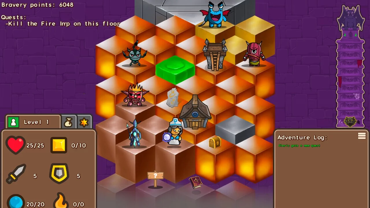 Изображение игры: The Dungeon Tower