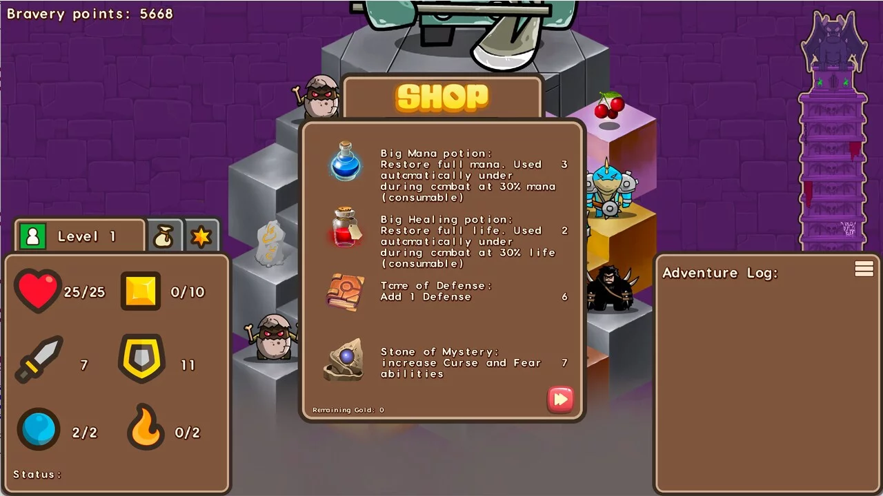 Изображение игры: The Dungeon Tower