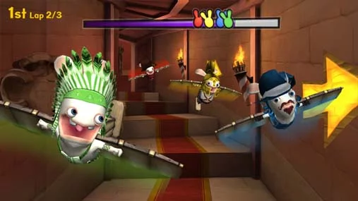 Изображение игры: Raving Rabbids Travel in Time
