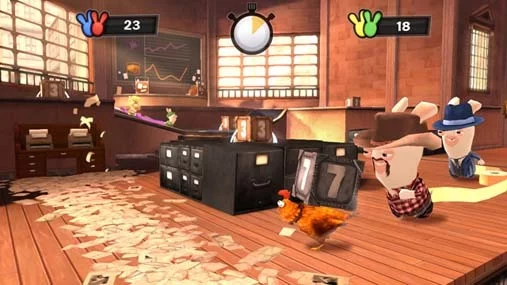 Изображение игры: Raving Rabbids Travel in Time