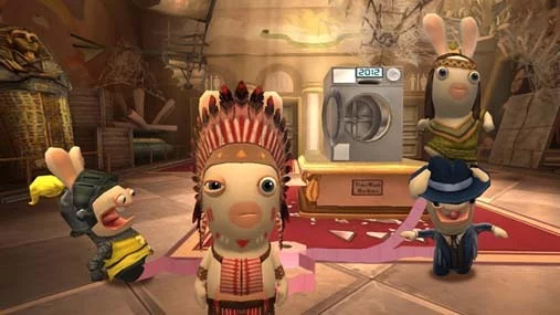 Изображение игры: Raving Rabbids Travel in Time