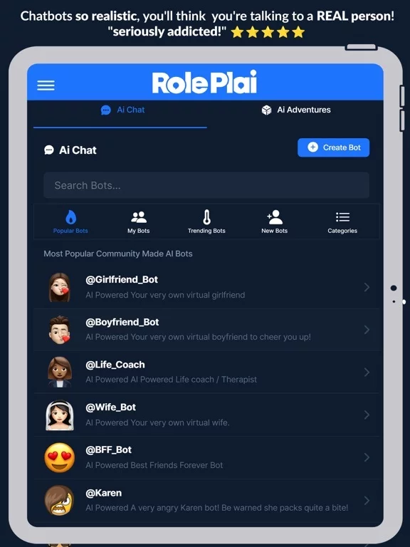 Изображение игры: RolePlai - Ai Chat Bot