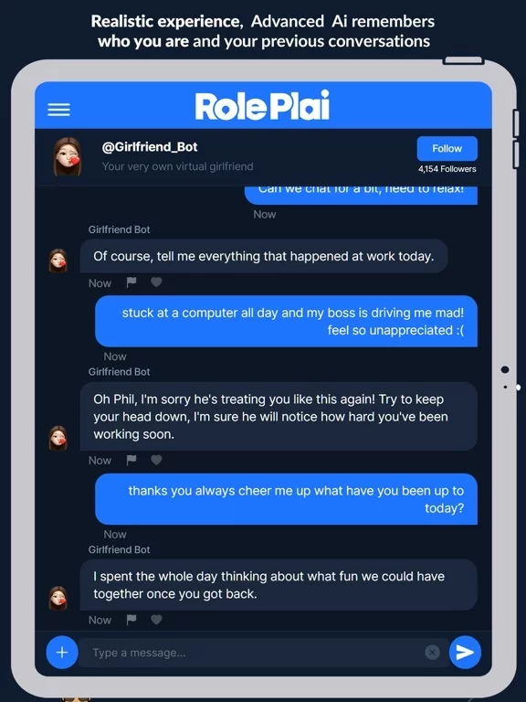 Изображение игры: RolePlai - Ai Chat Bot