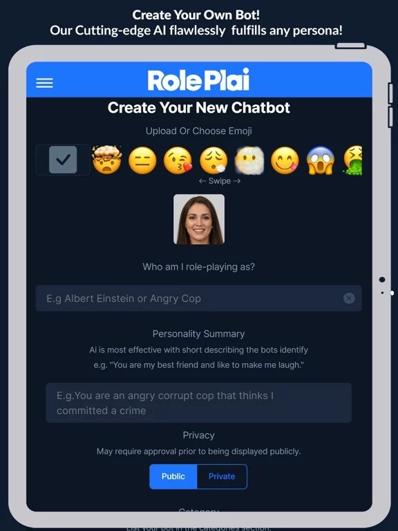 Изображение игры: RolePlai - Ai Chat Bot