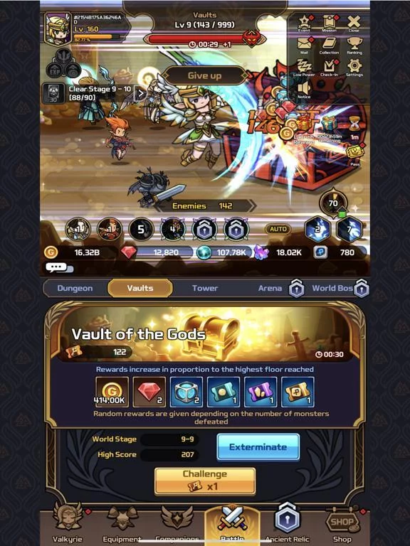 Изображение игры: Valkyrie Idle
