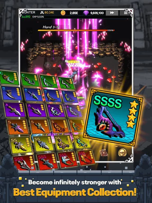 Изображение игры: Pixel Hunter Idle