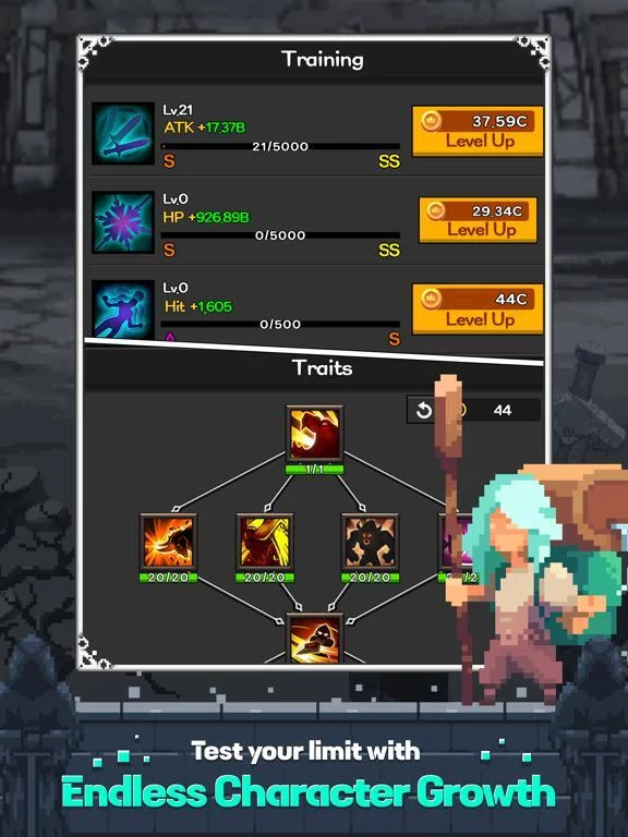 Изображение игры: Pixel Hunter Idle