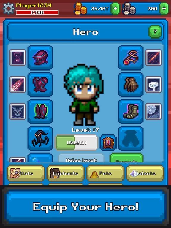 Изображение игры: Skill Quest: Idle Skilling RPG