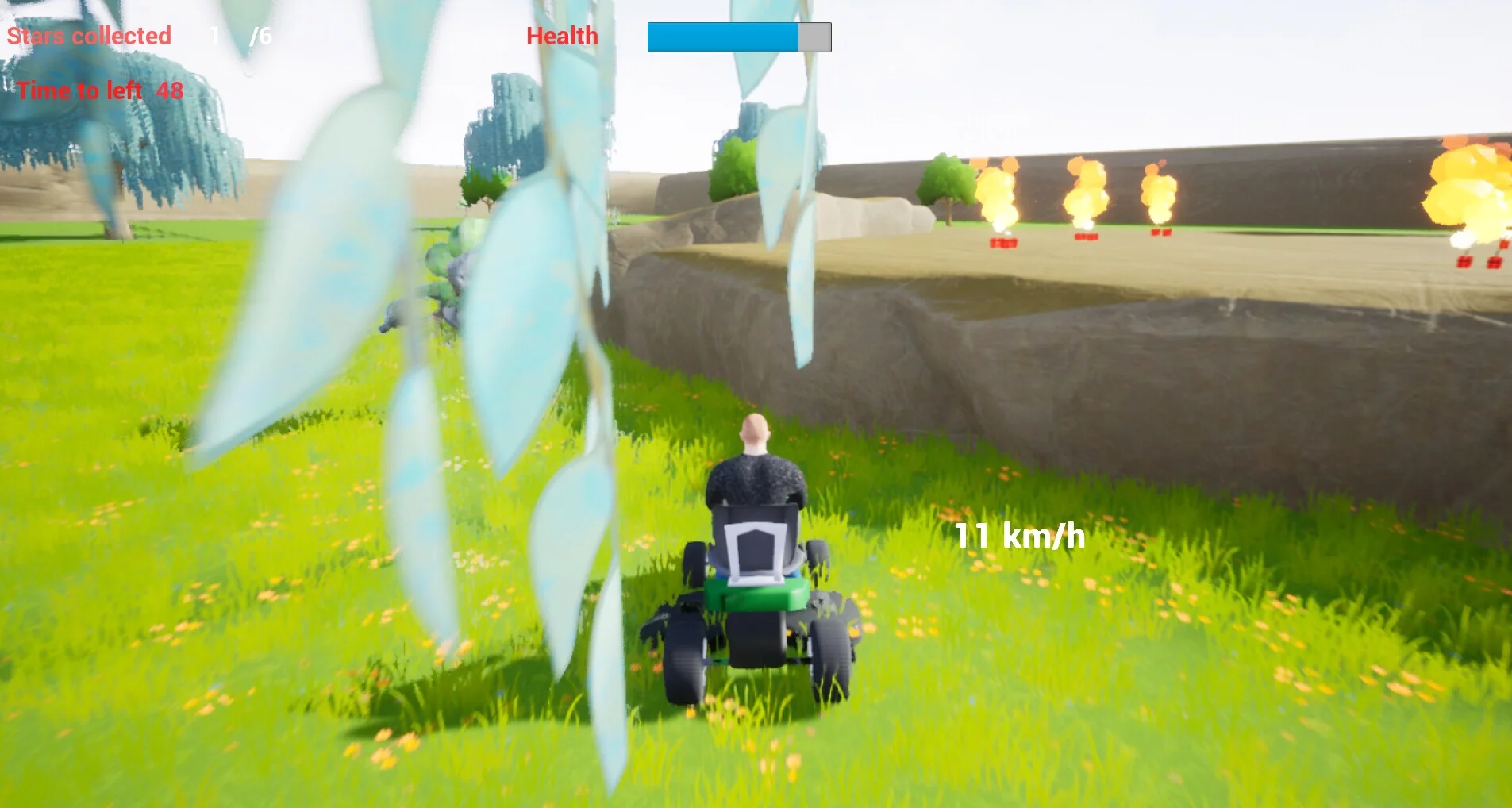 Изображение игры: Lawnmower Game: Mission X