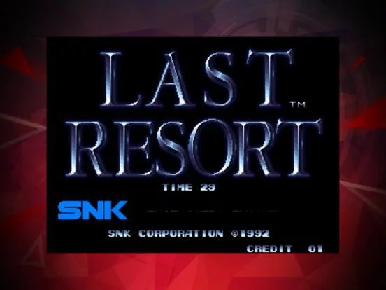 Изображение игры: LAST RESORT ACA NEOGEO