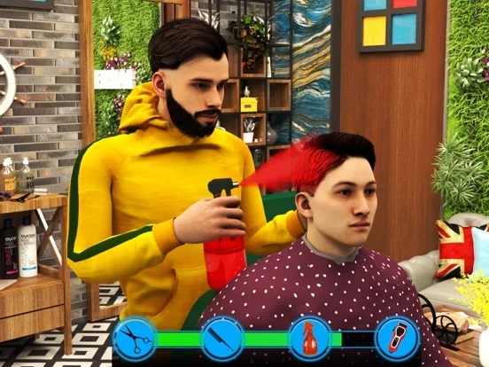 Изображение игры: Barber Shop Hair Cut Sim Games