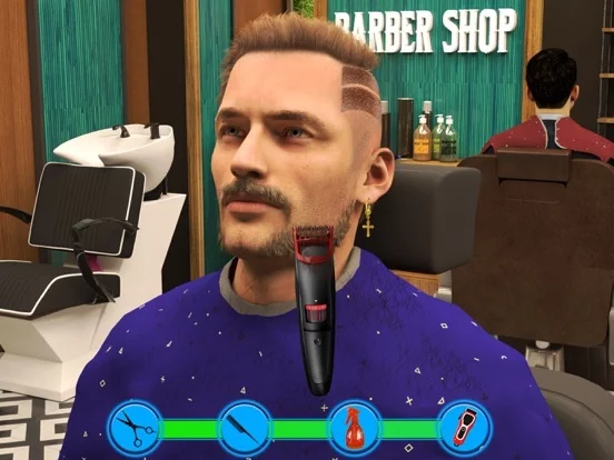 Изображение игры: Barber Shop Hair Cut Sim Games