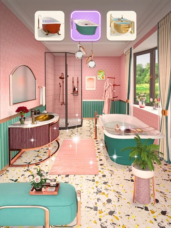 Изображение игры: Dream House Design: Tile Match