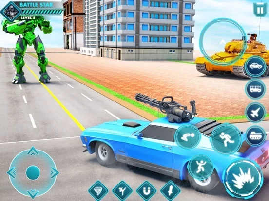 Изображение игры: Car Crash: Robot bus simulator