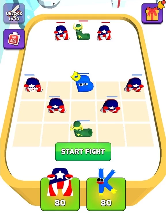 Изображение игры: Alphabet Fusion Merge Monster