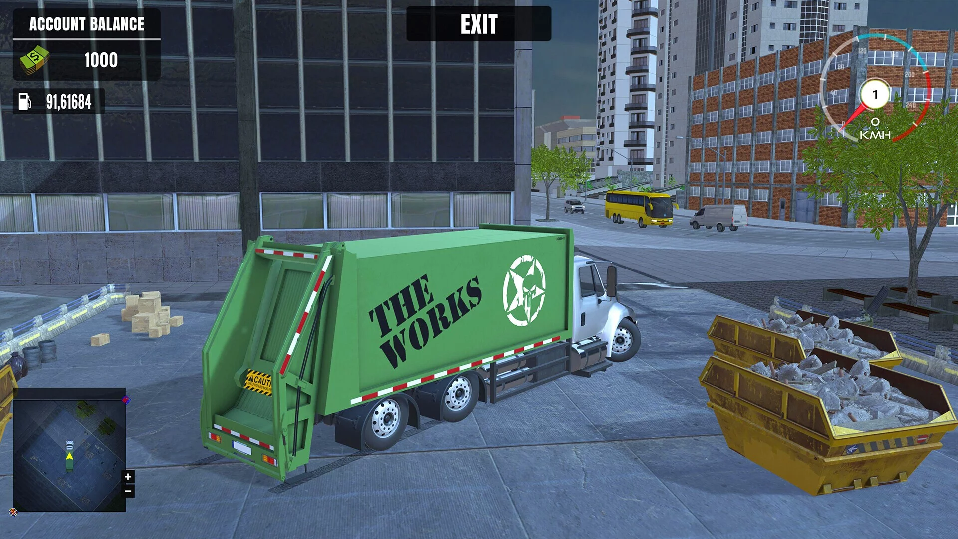 Изображение игры: Garbage Truck Driving Simulator