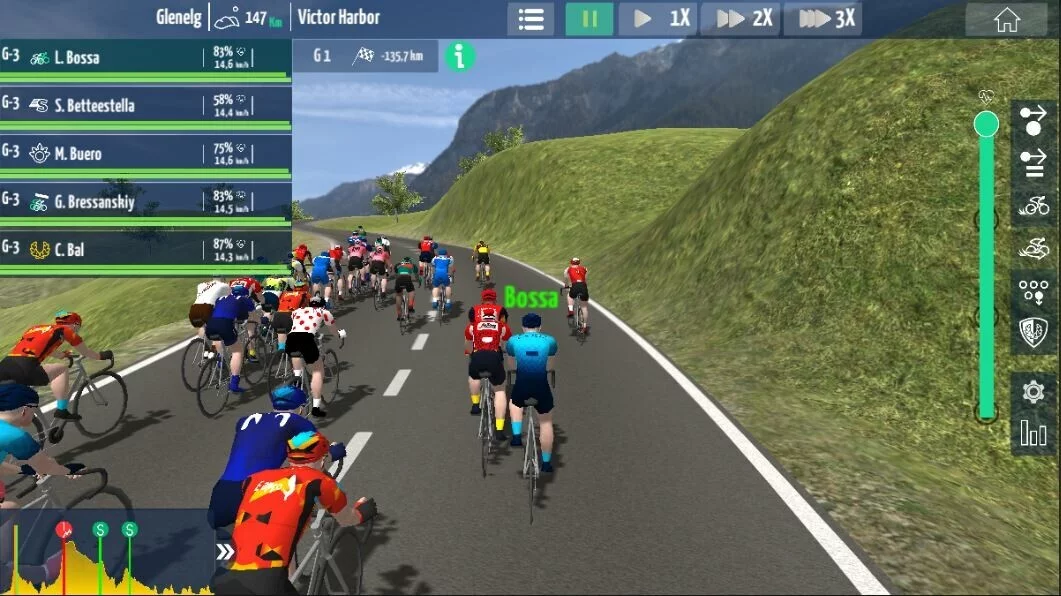 Изображение игры: Live Cycling Manager 2023