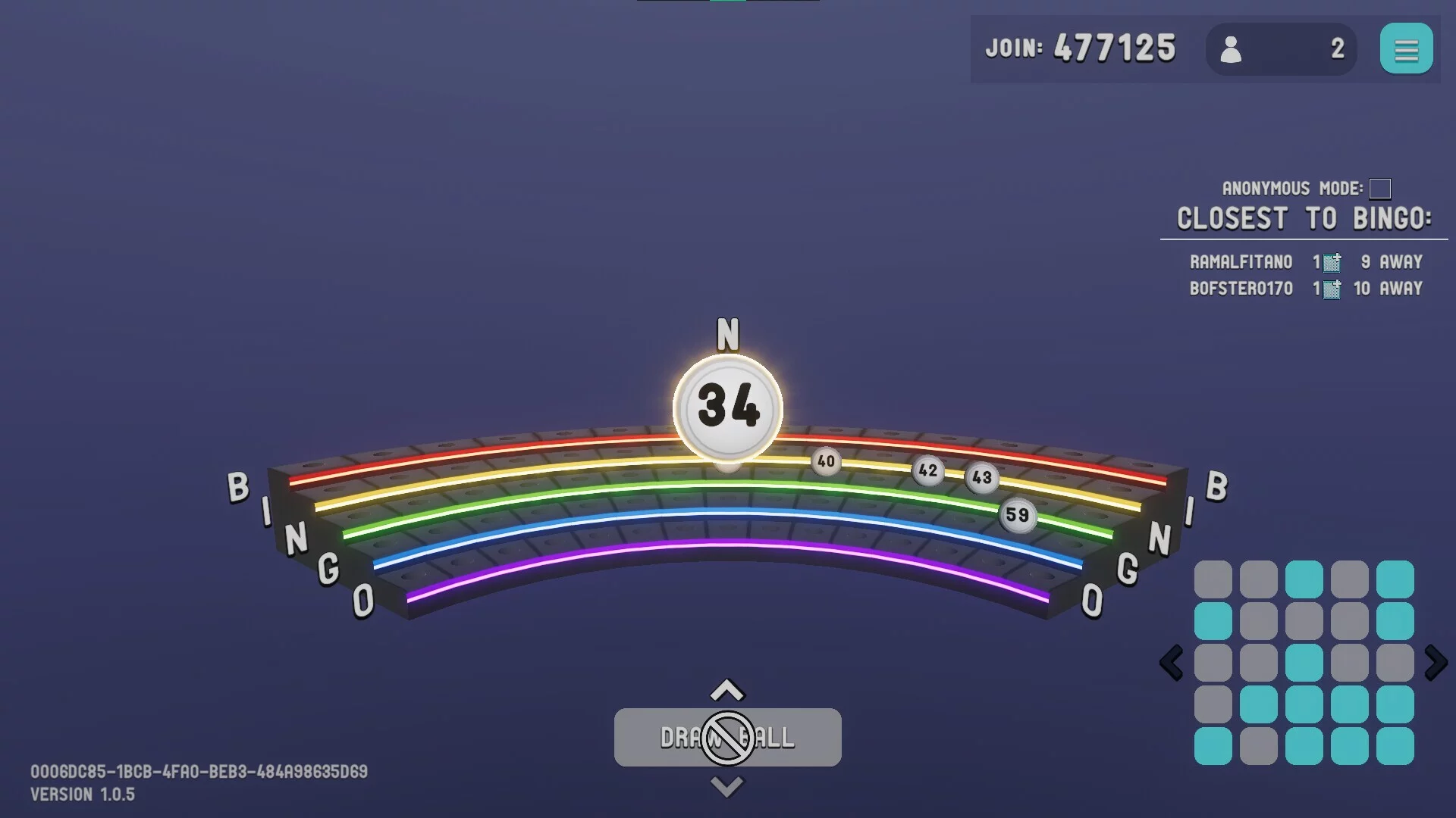 Изображение игры: The Bingo Room