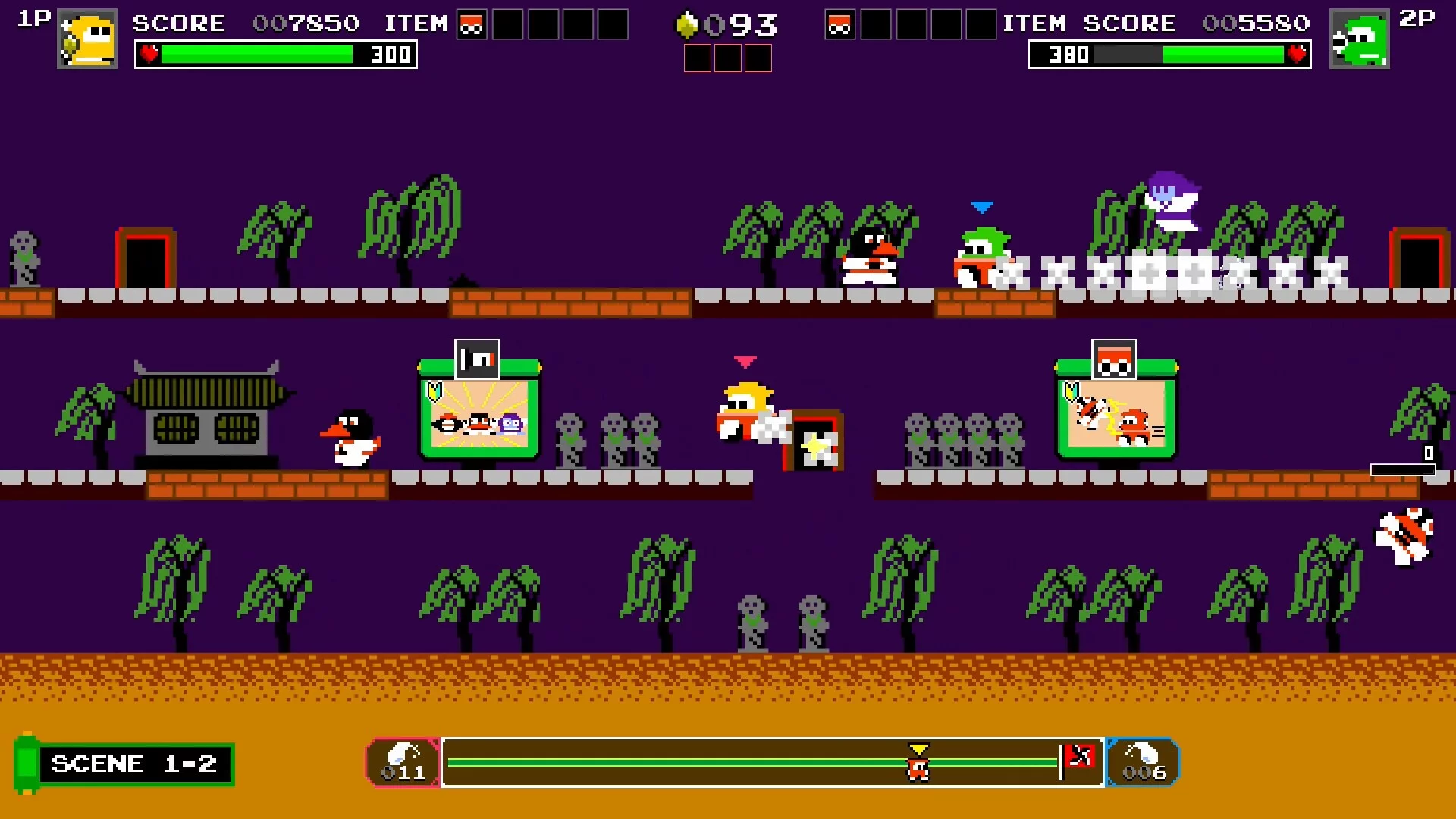 Изображение игры: Ninja JaJaMaru: The Great Yokai Battle + Hell