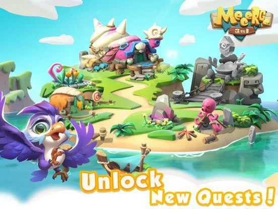 Изображение игры: Meeerge:3in1- Fun merge game