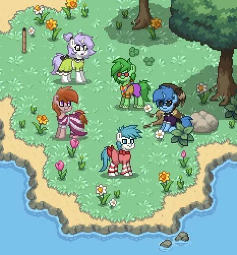Изображение игры: Pony Town