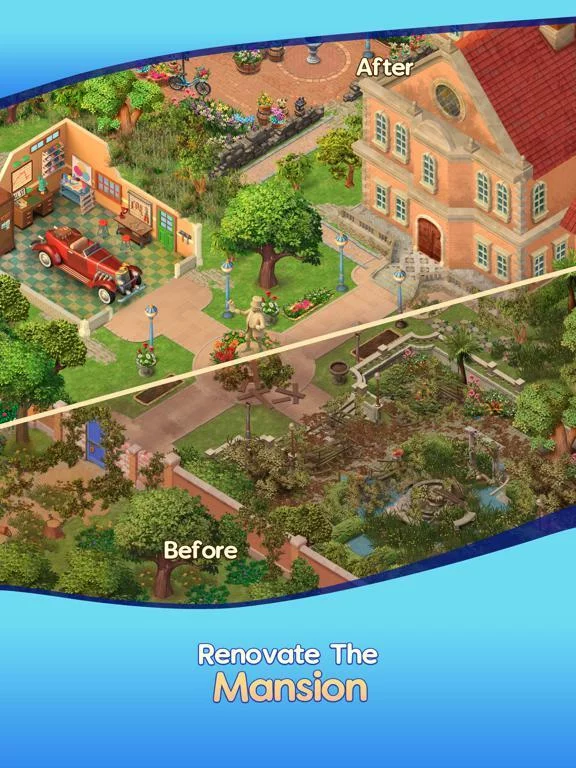 Изображение игры: Merge Mansion - Mystery Game