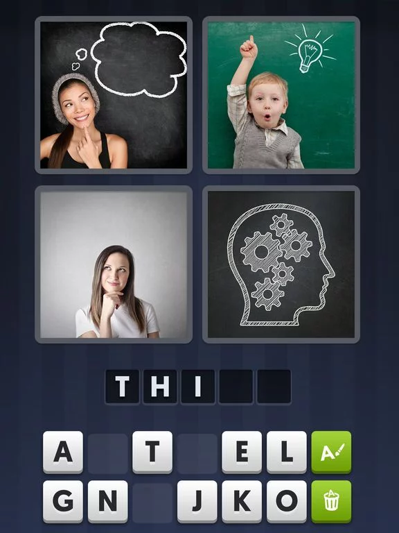 Изображение игры: 4 Pics 1 Word