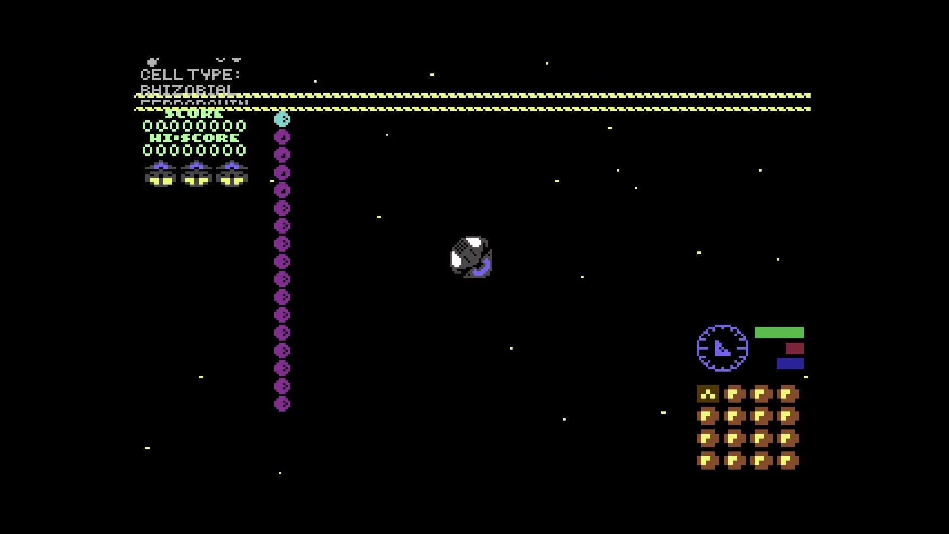 Изображение игры: Mutants (C64/Amstrad/Spectrum)