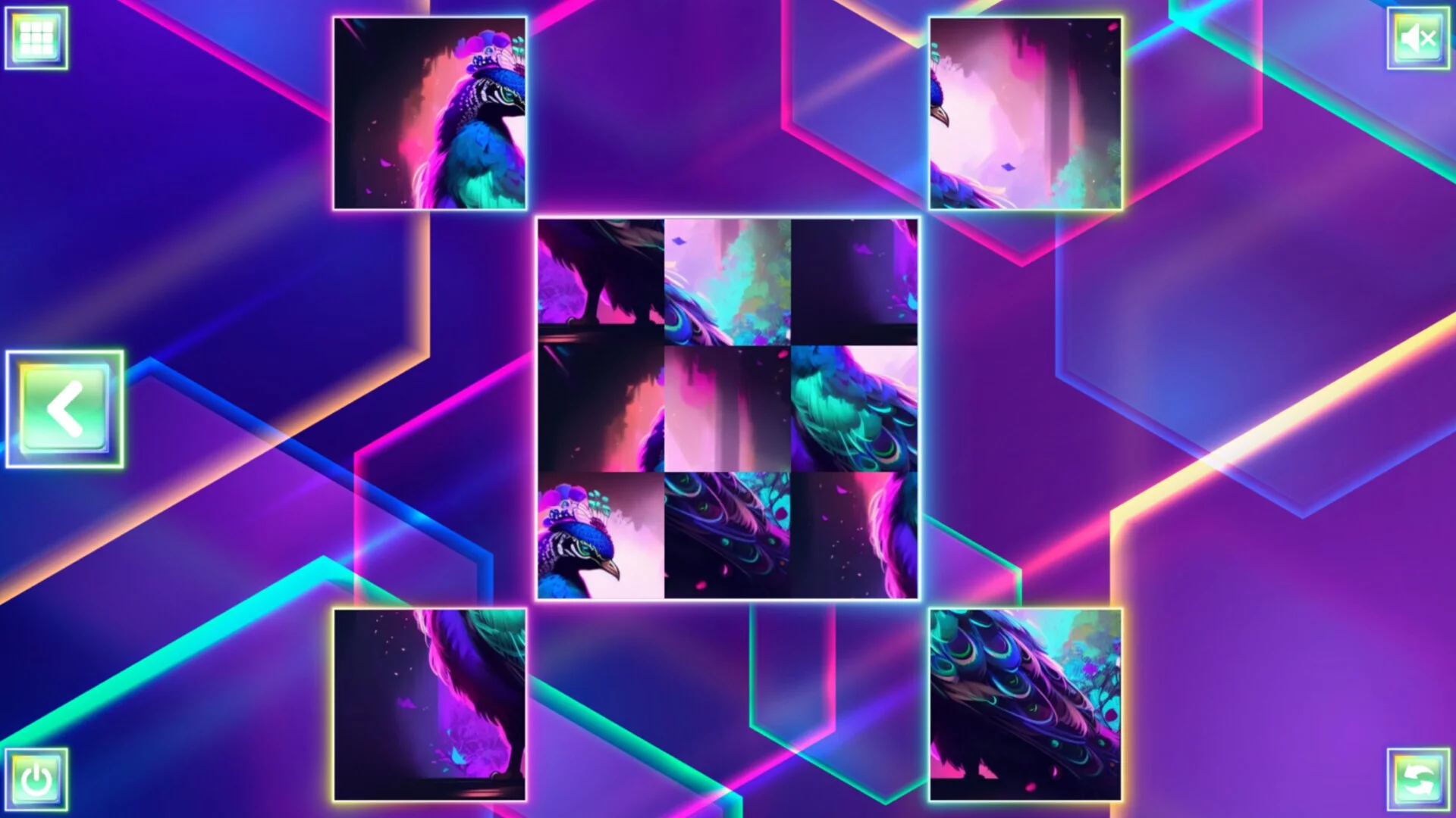 Изображение игры: Neon Fantasy: Birds